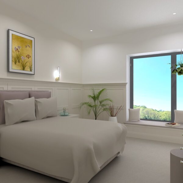 Bedroom with a view