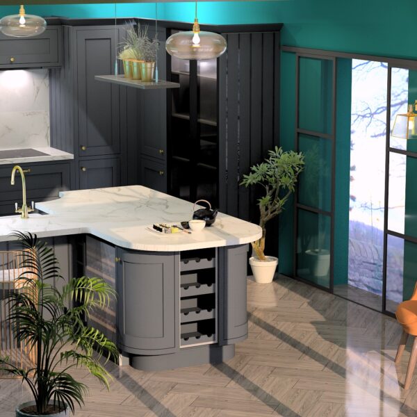 Japonisme Lodge kitchen