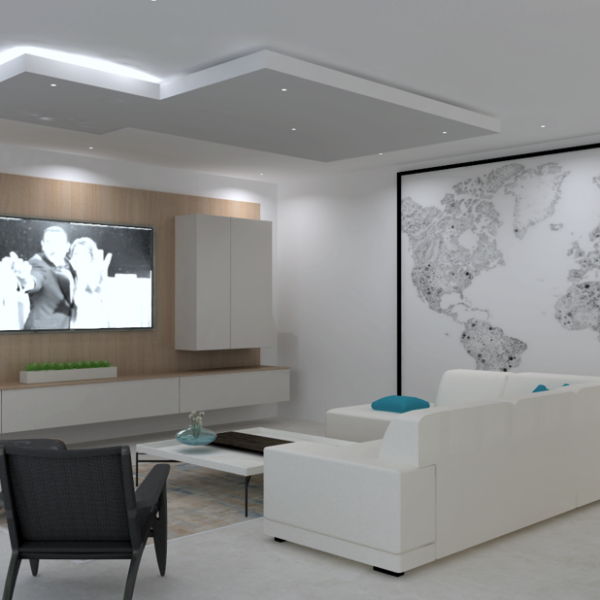 HOUSE IN MIAMI - LIVING ROOM