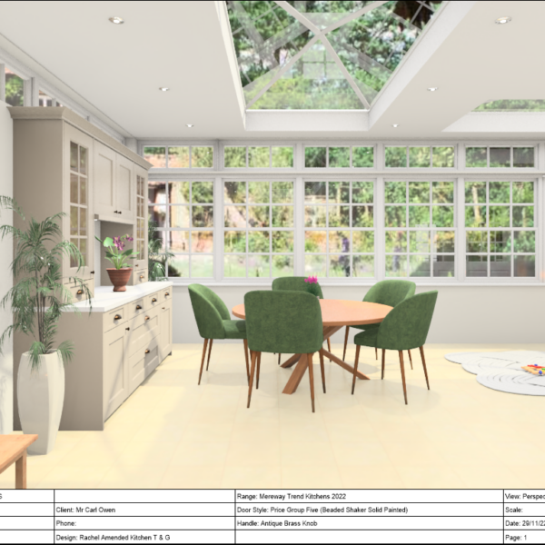 Kitchen to Conservatory