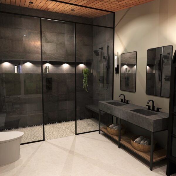 Walk in shower