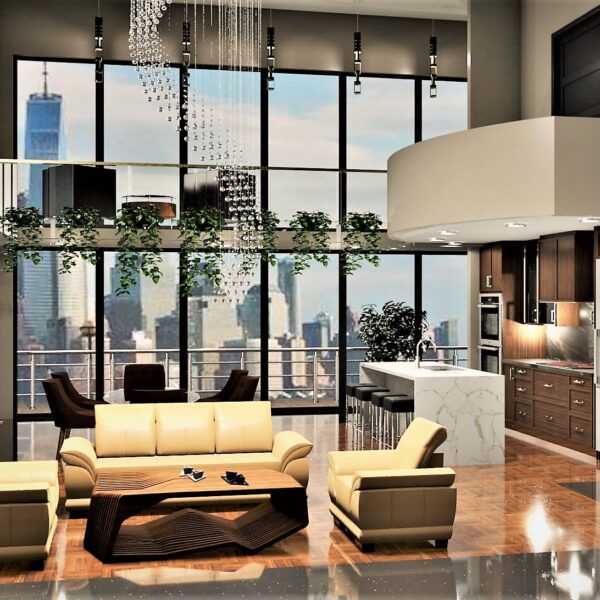 minimalist with view