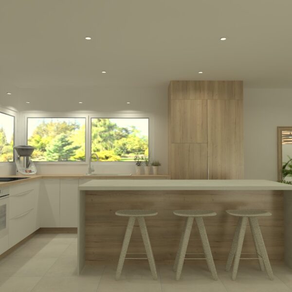 Cuisine wood&white